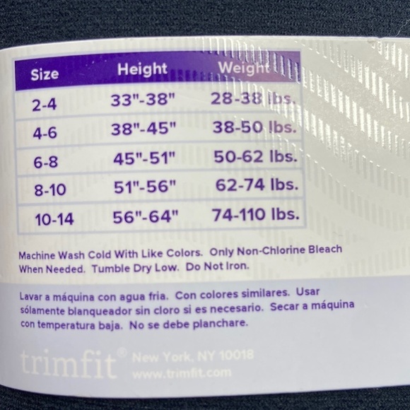 Trimfit Girls 2-pack Microfiber Tights 4 Pairs Total 
Size 6 - 8 NWT - Picture 7 of 10